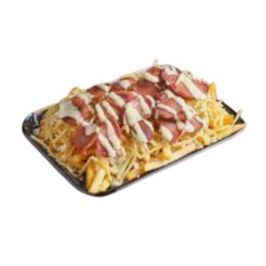 Salchipapa Clásica con Mazorca